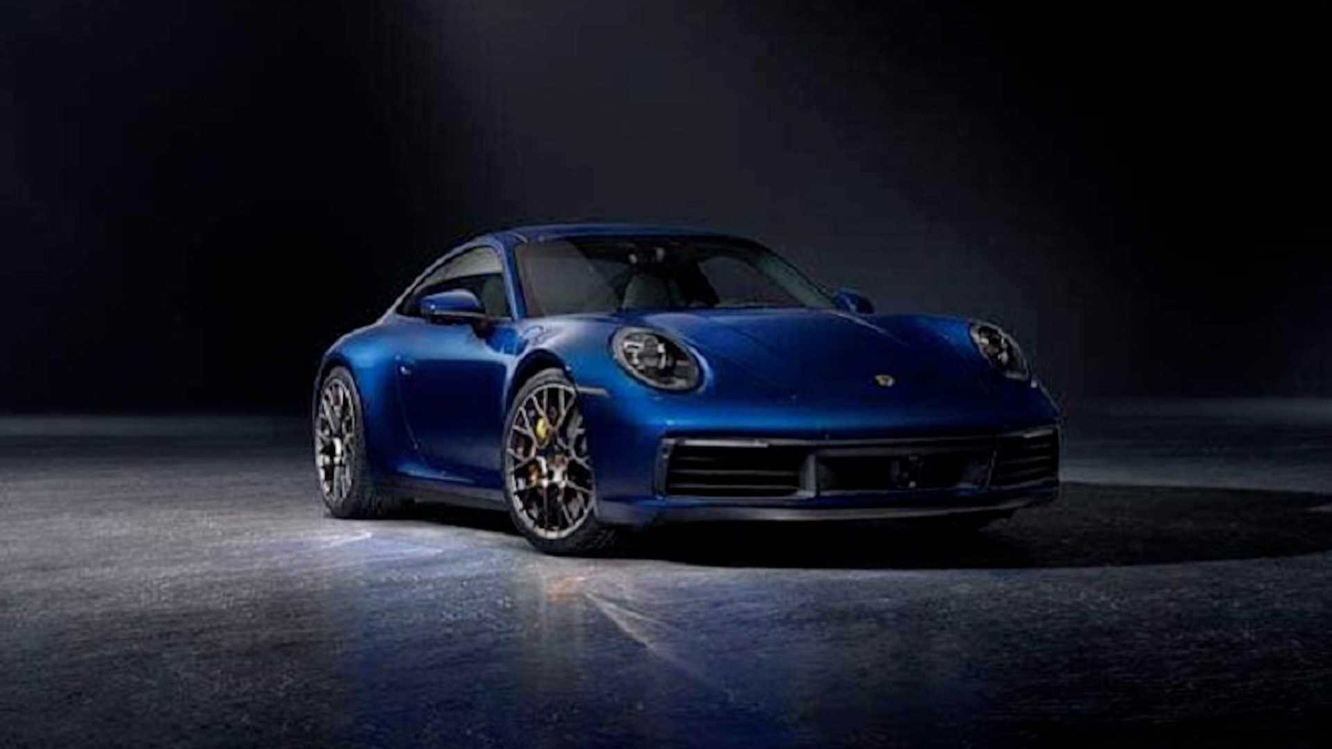 Blue Porsche